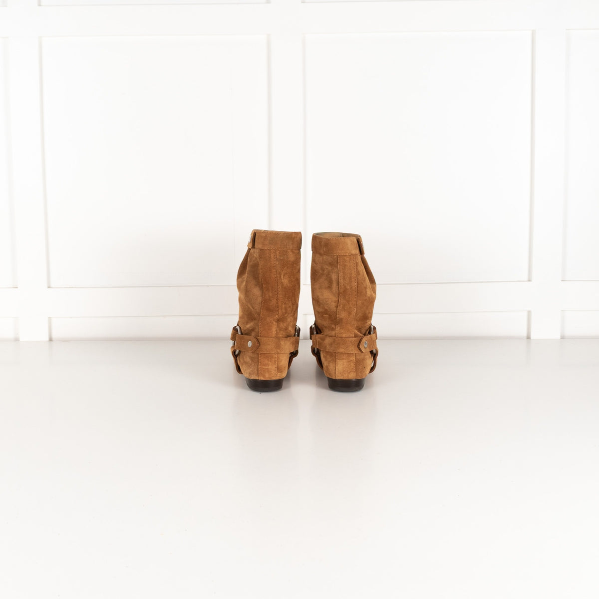 Isabel Marant Stania Tan Suede Ankle Boot UK 39 - Image 4