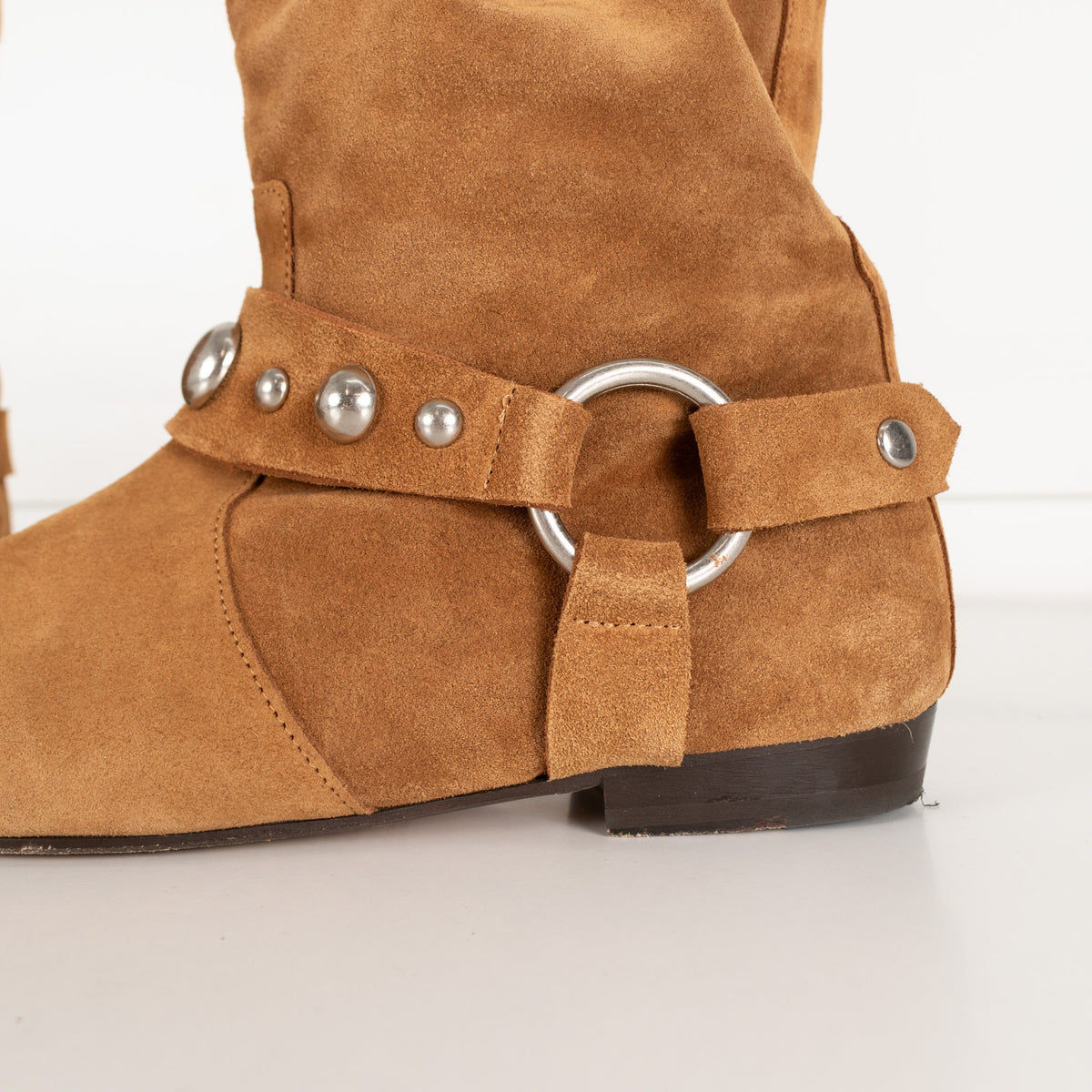 Isabel Marant Stania Tan Suede Ankle Boot UK 39 - Image 9