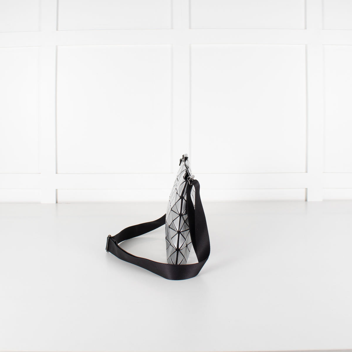 Bao Bao Issey Miyake Lucent Silver Grey Crossbody Bag - Image 2