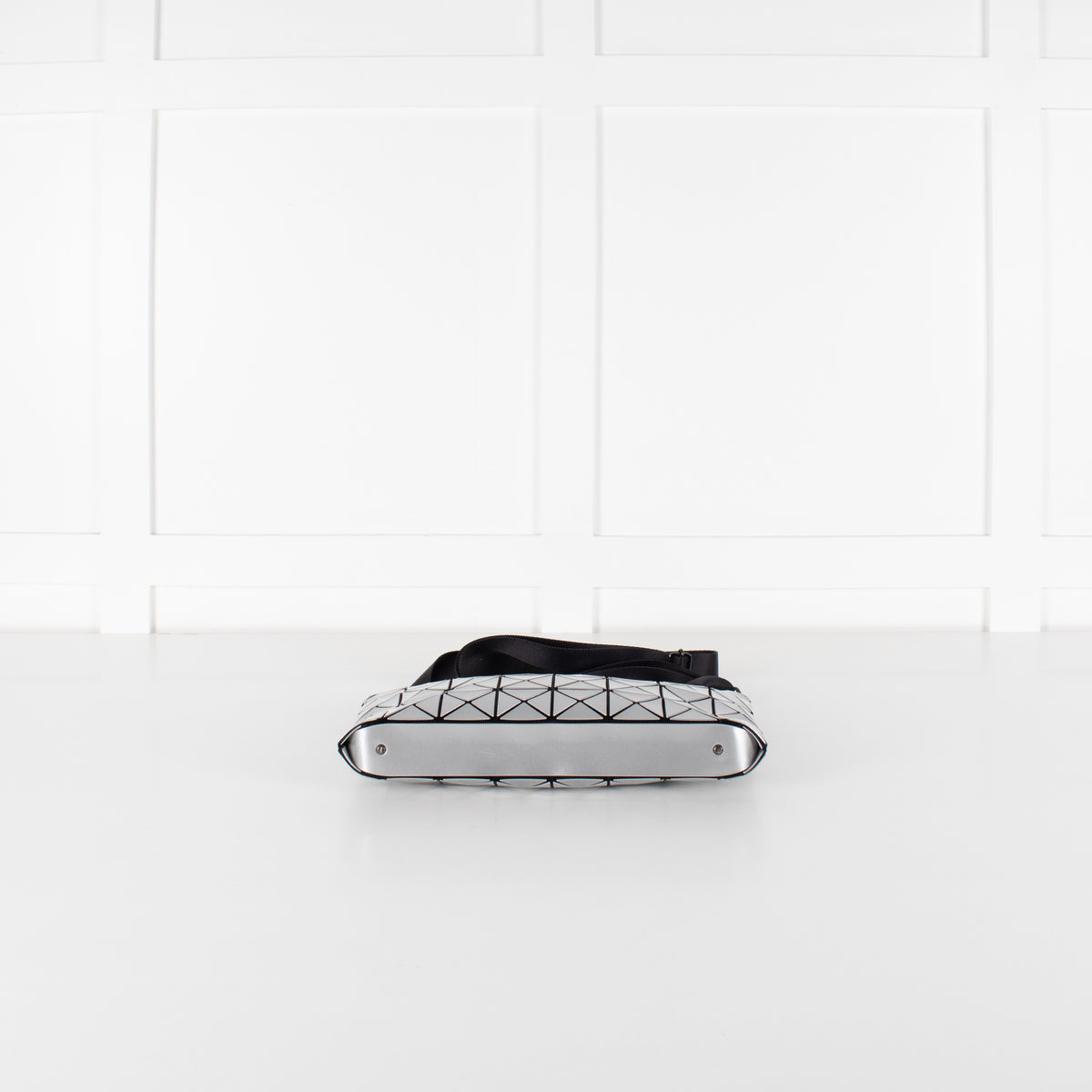 Bao Bao Issey Miyake Lucent Silver Grey Crossbody Bag - Image 5