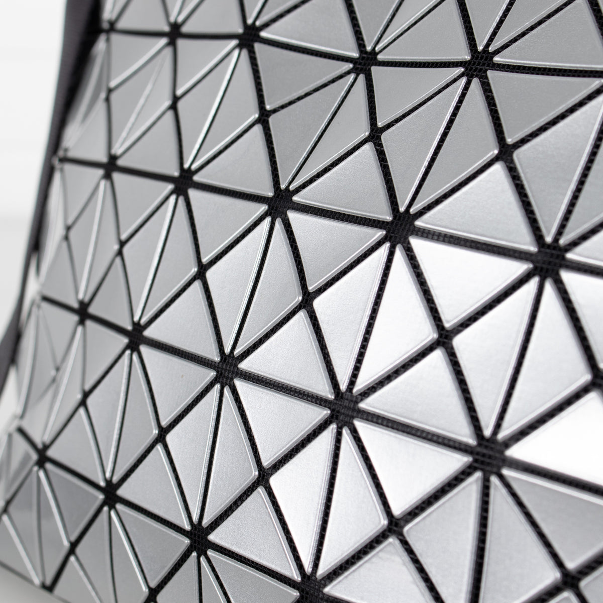 Bao Bao Issey Miyake Lucent Silver Grey Crossbody Bag - Image 9