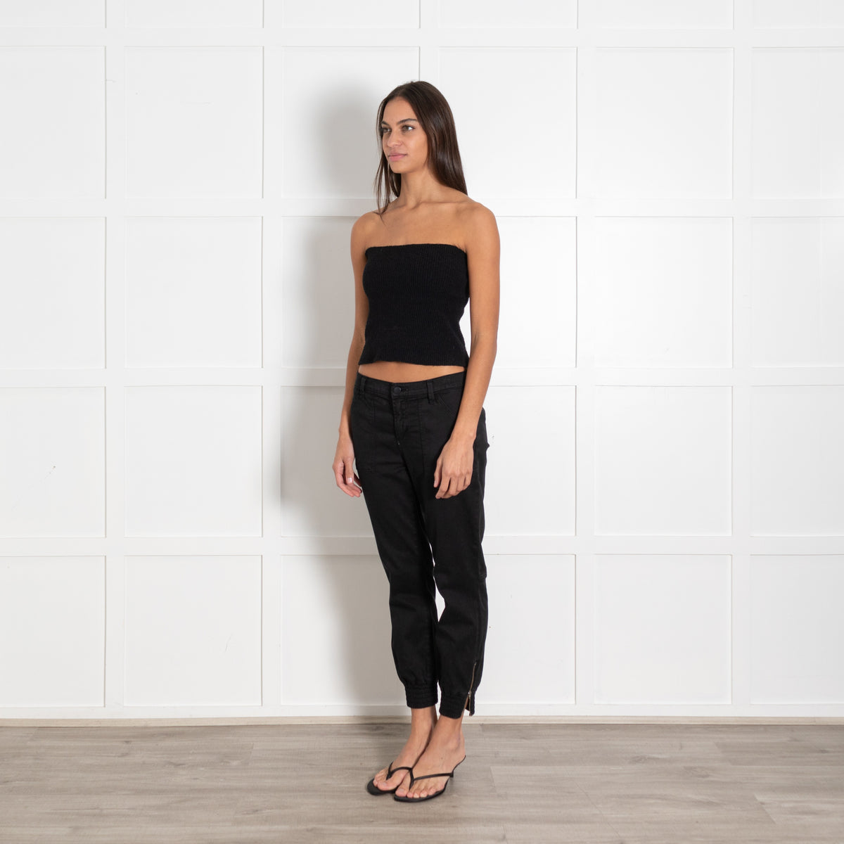 J Brand Black Arkin Zip Ankle Jogger Jeans - Image 3