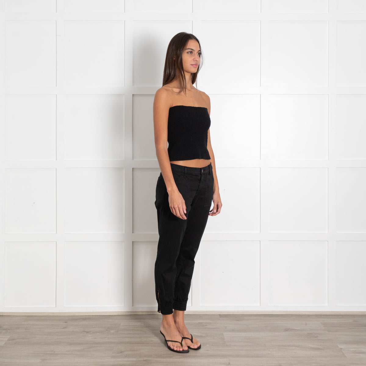 J Brand Black Arkin Zip Ankle Jogger Jeans - Image 7