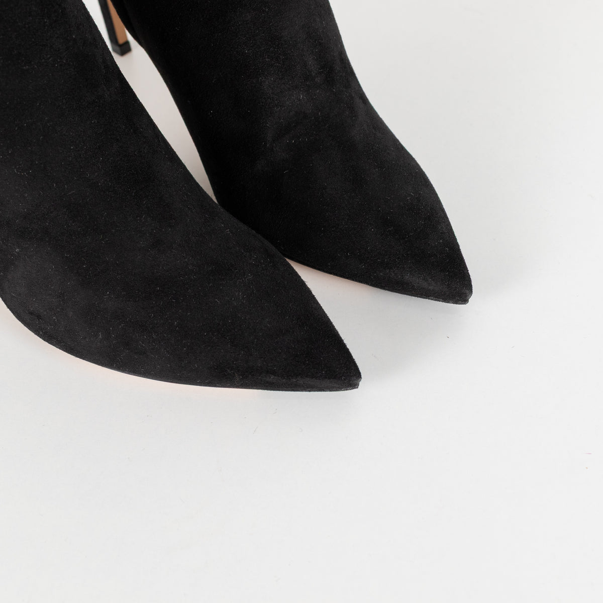 Jimmy Choo Black Suede Helaine 85 Sue Pointed Toe Stiletto Ankle Boots - Image 11
