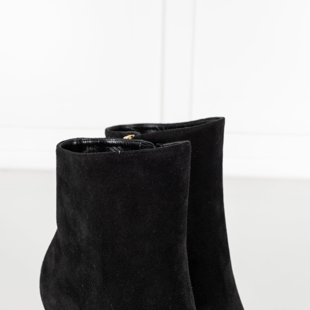 Jimmy Choo Black Suede Helaine 85 Sue Pointed Toe Stiletto Ankle Boots - Image 12