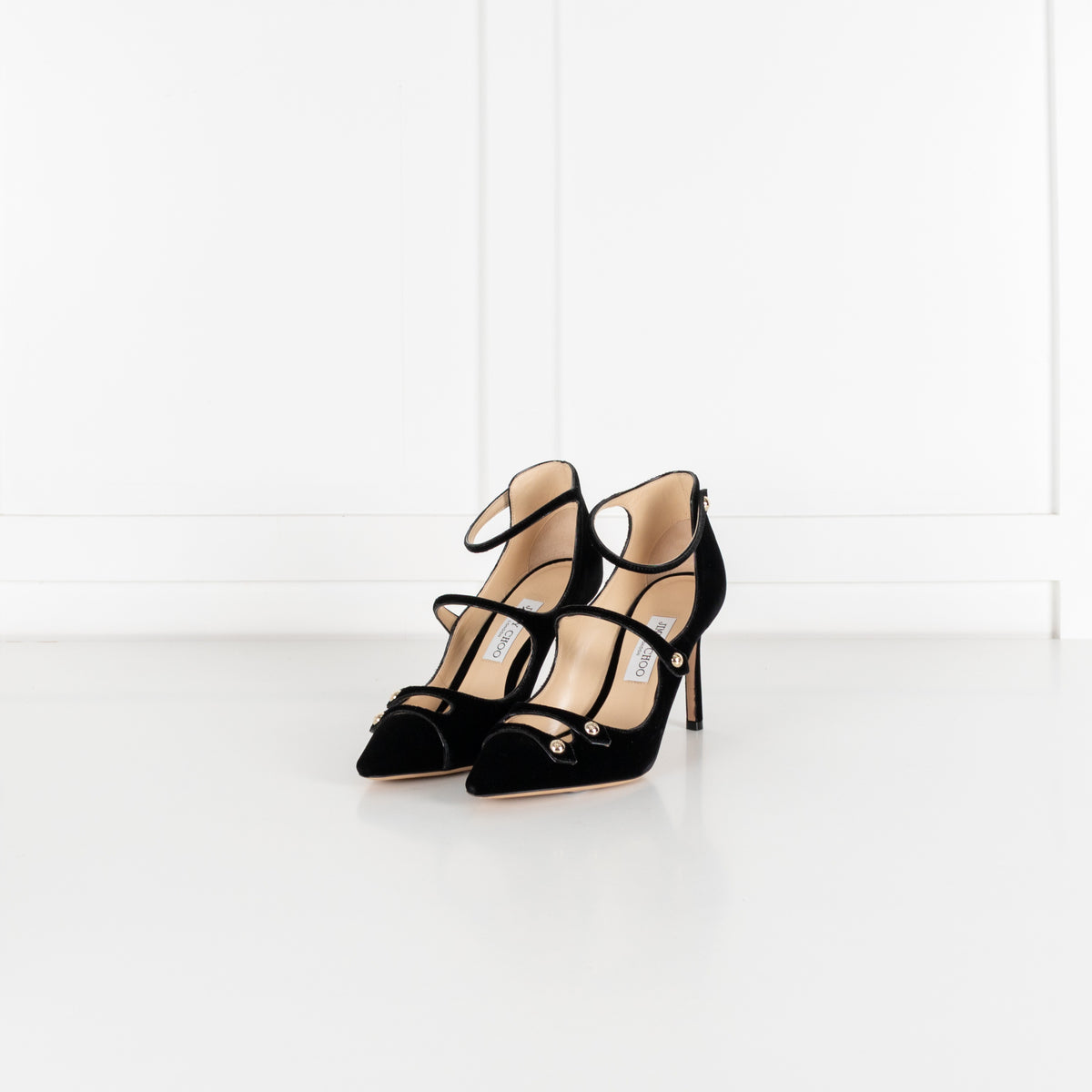 Jimmy Choo Lacey Velvet Black Mary Jane Pump - Image 1