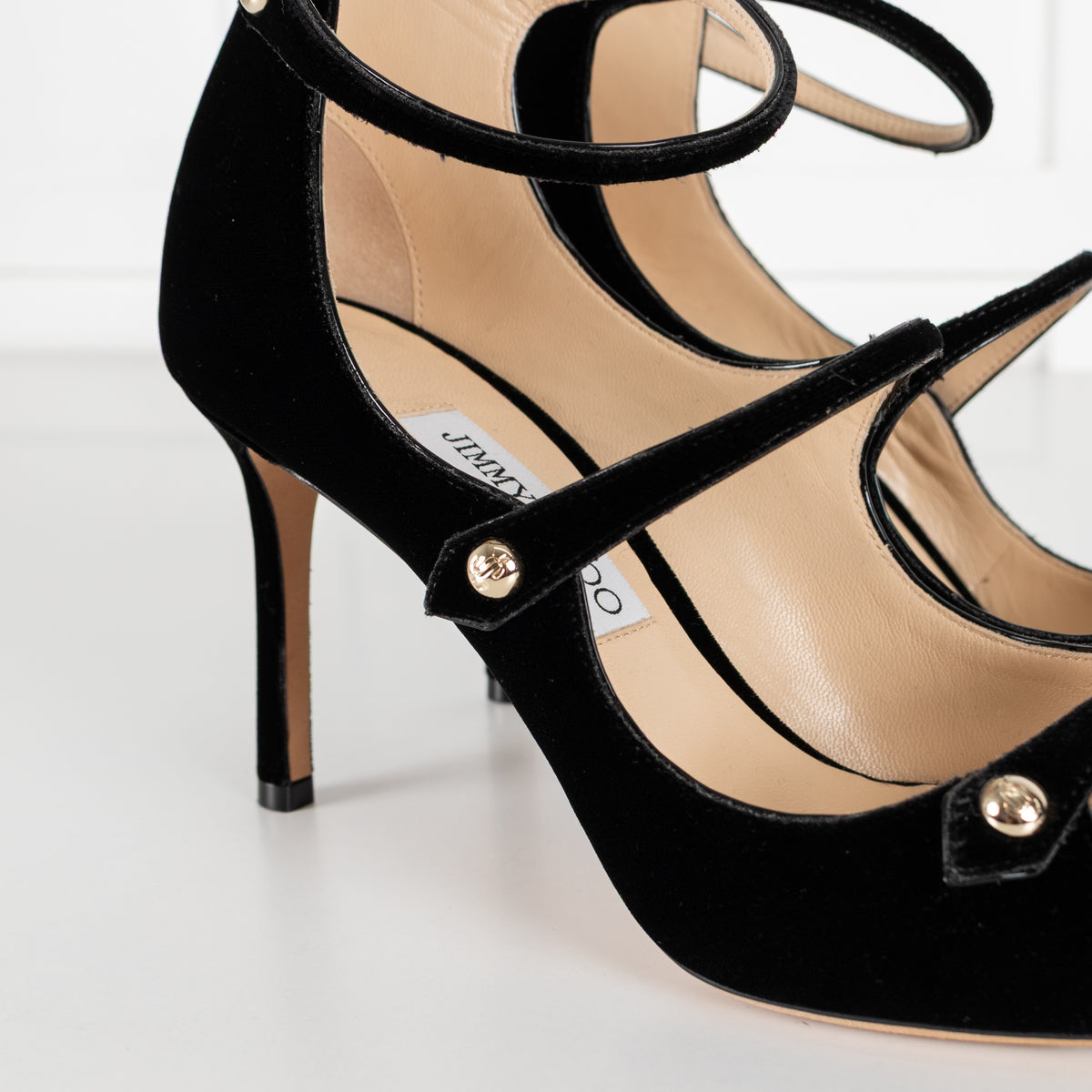 Jimmy Choo Lacey Velvet Black Mary Jane Pump - Image 14
