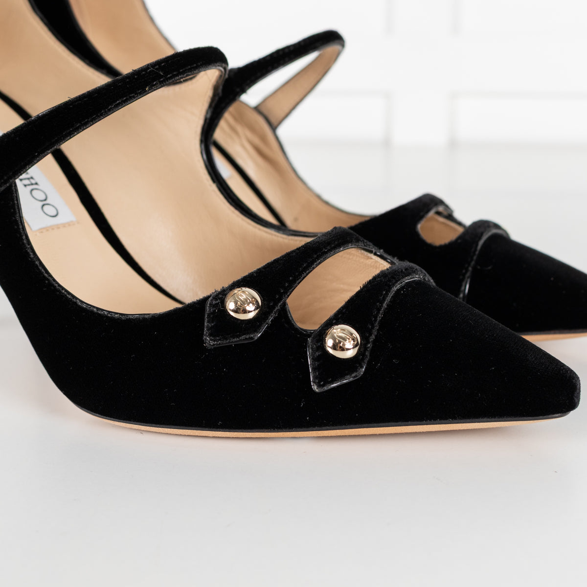 Jimmy Choo Lacey Velvet Black Mary Jane Pump - Image 15