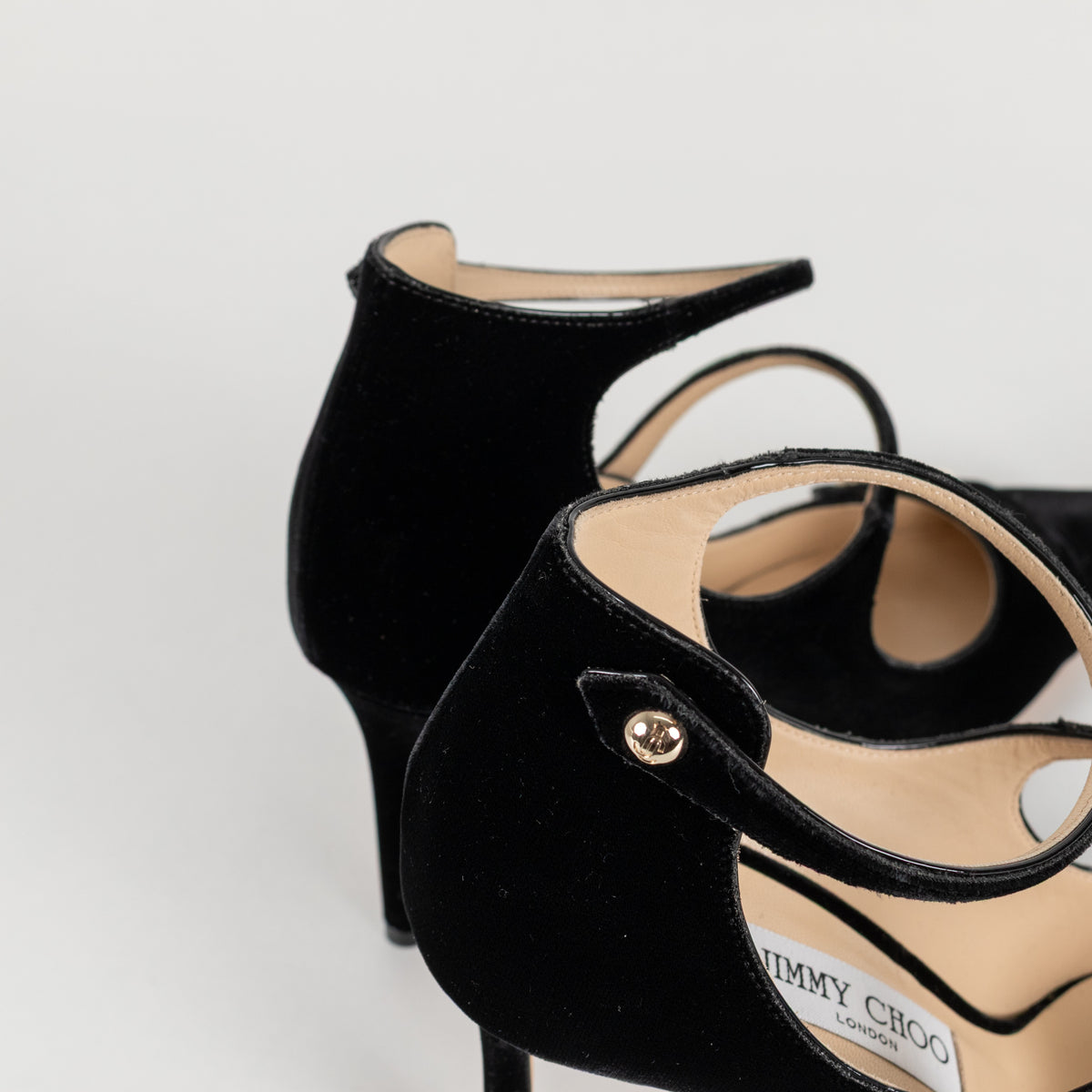 Jimmy Choo Lacey Velvet Black Mary Jane Pump - Image 16