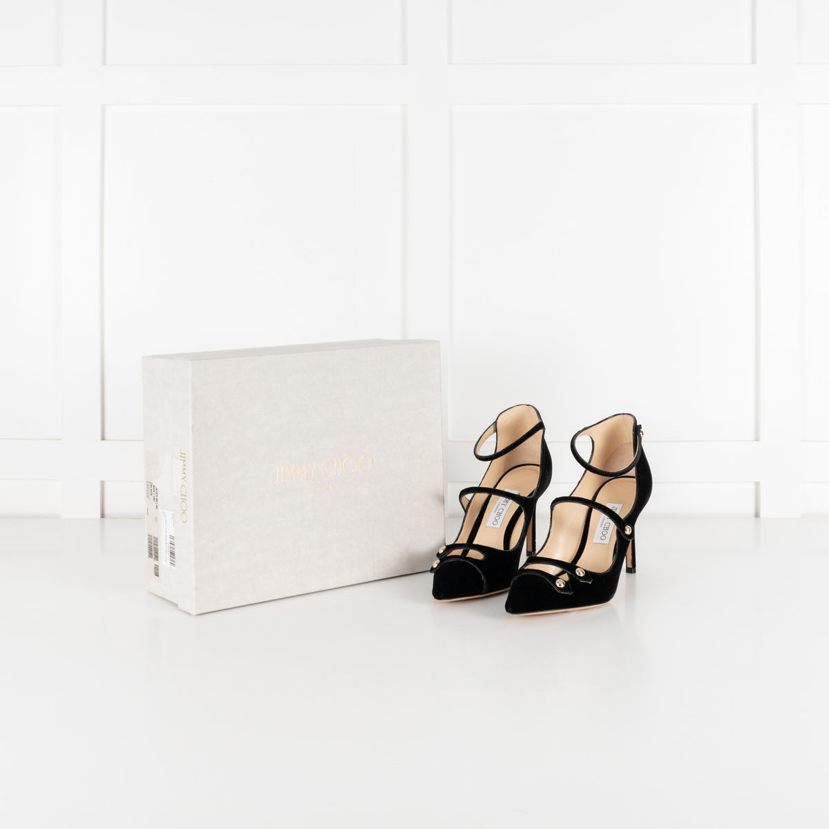 Jimmy Choo Lacey Velvet Black Mary Jane Pump - Image 2
