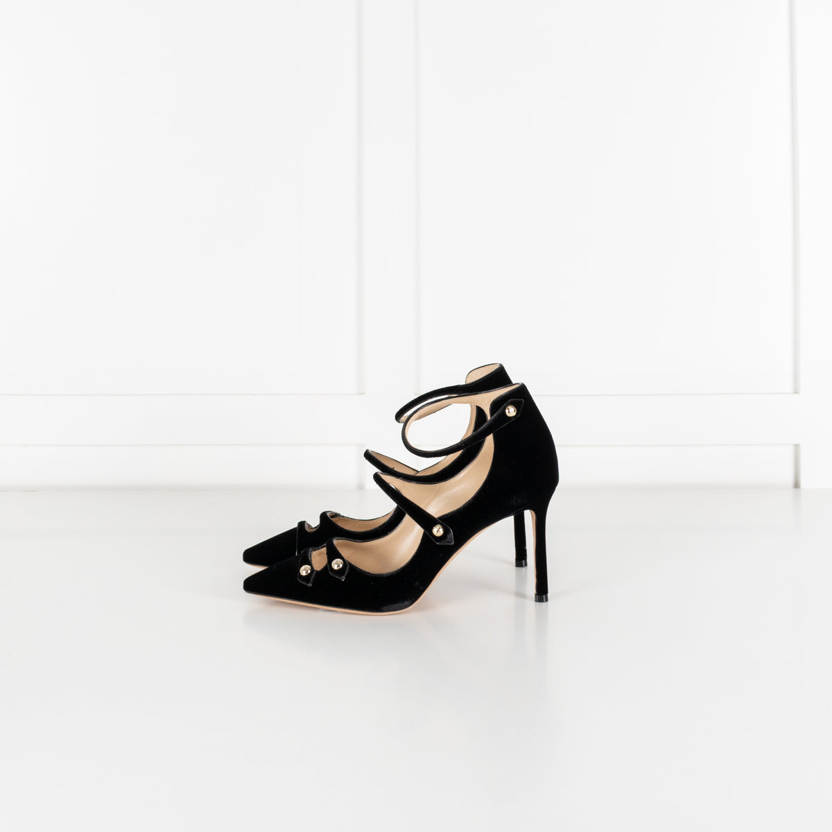 Jimmy Choo Lacey Velvet Black Mary Jane Pump - Image 4