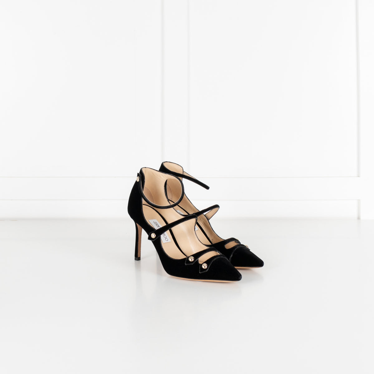 Jimmy Choo Lacey Velvet Black Mary Jane Pump - Image 7