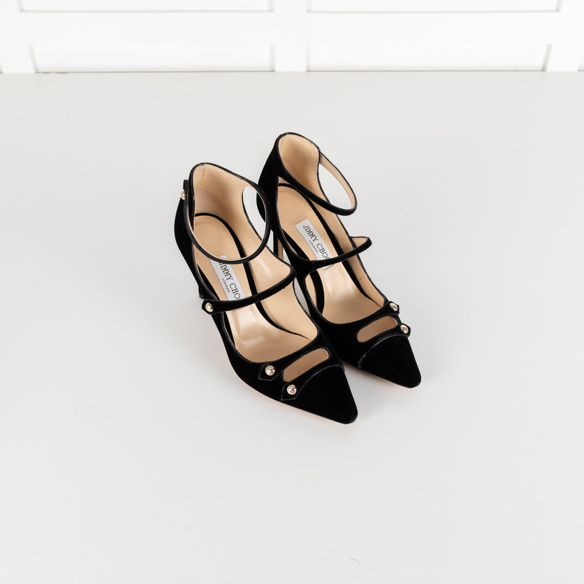 Jimmy Choo Lacey Velvet Black Mary Jane Pump - Image 9