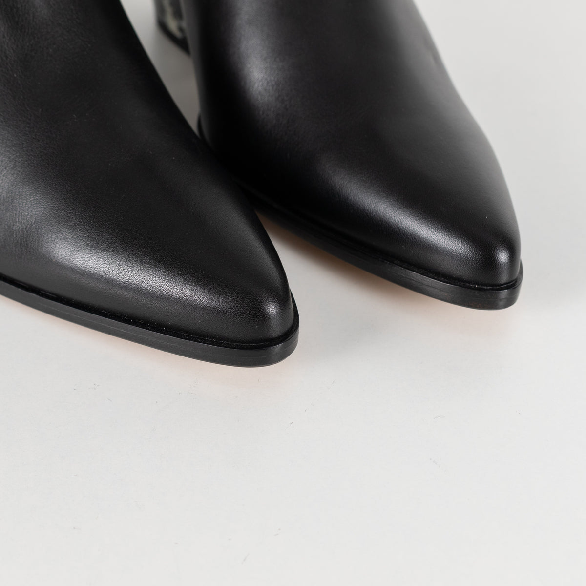 Jimmy Choo Mele 85 Black Leather And Knit Western Boots - Image 13
