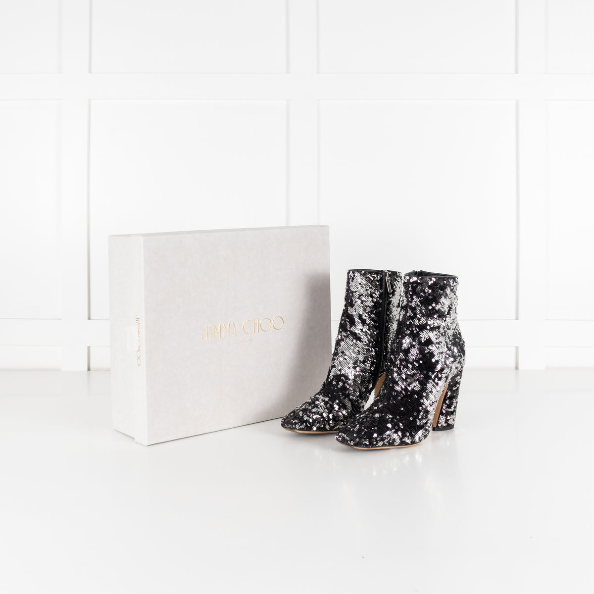 Jimmy Choo Mirren Sequin Ankle Boots - Image 2