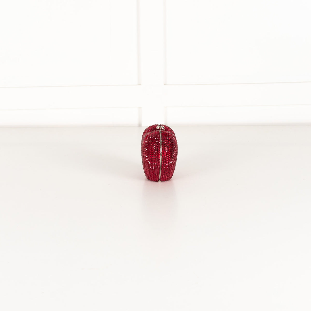 Judith Leiber Swarovski Crystal Ruby Red L'amour Petit Coeur Clutch - Image 4