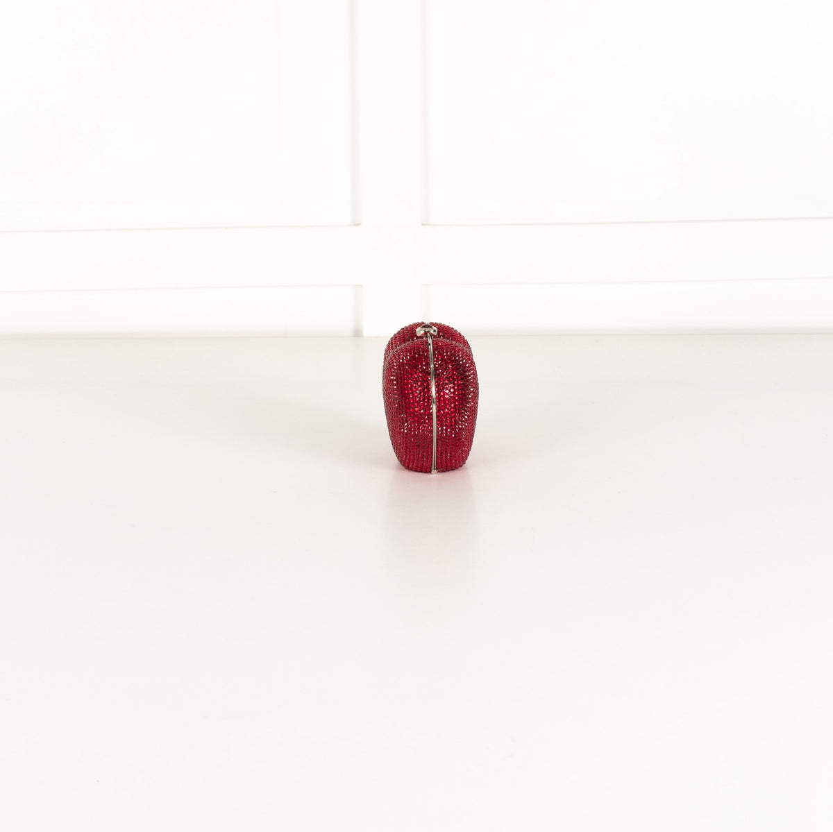 Judith Leiber Swarovski Crystal Ruby Red L'amour Petit Coeur Clutch - Image 5