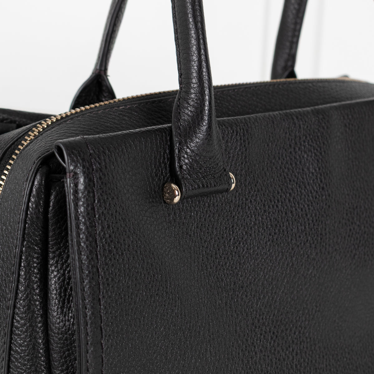 Kate Spade Palmer Drive Pebble Leather Tassle Black Tote - Image 12