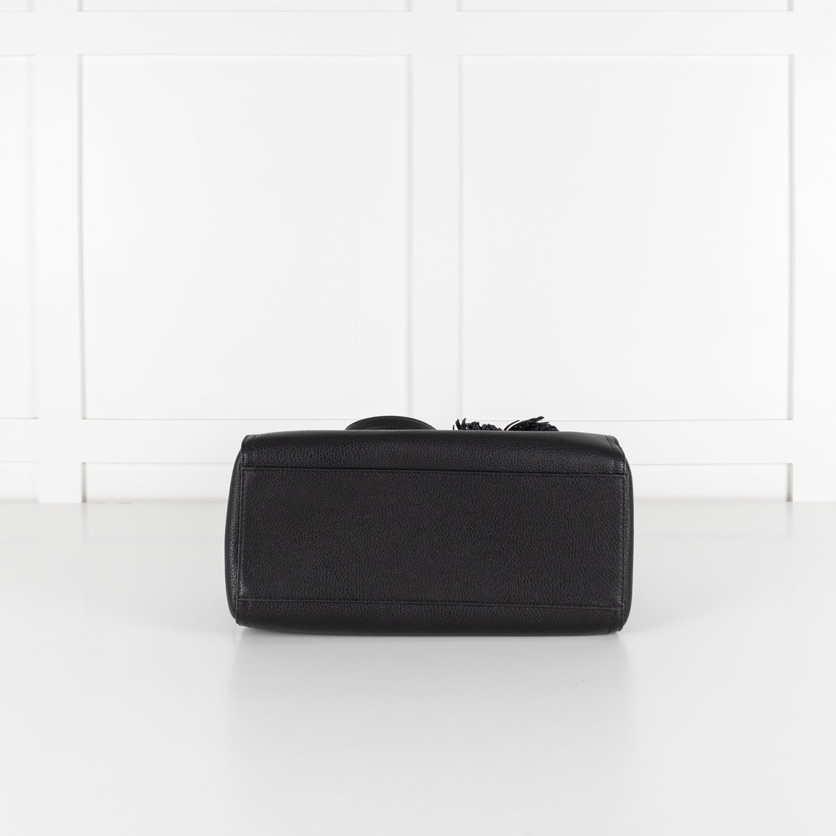 Kate Spade Palmer Drive Pebble Leather Tassle Black Tote - Image 5