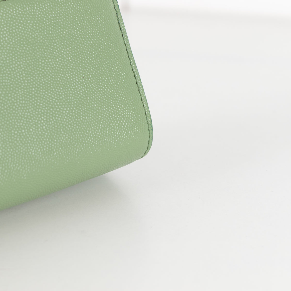 Le Tanneur Green Leather Crossbody Mini Bag - Image 12
