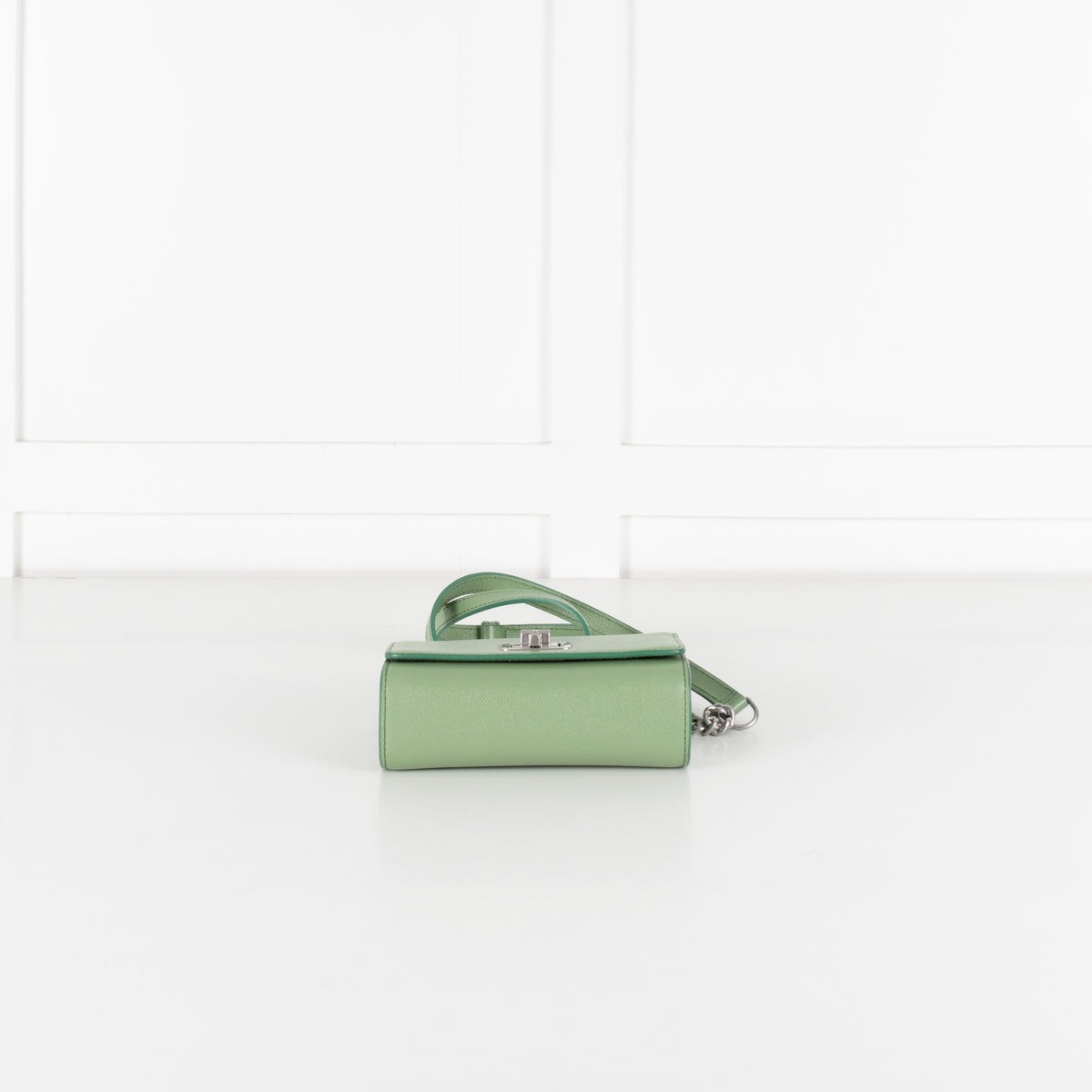 Le Tanneur Green Leather Crossbody Mini Bag - Image 15