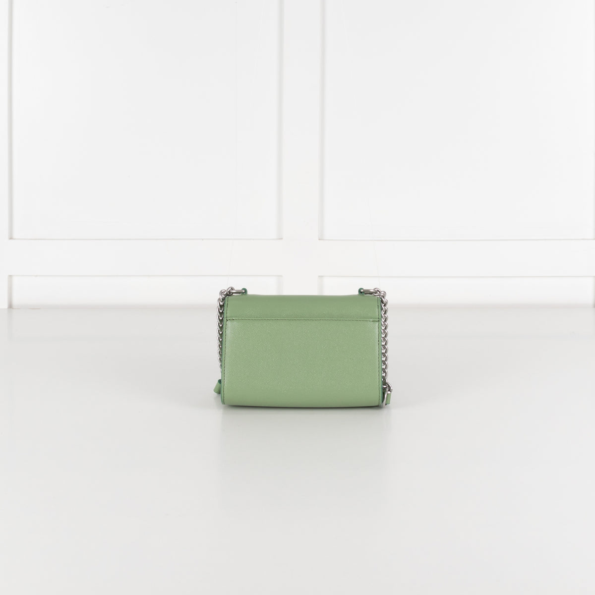 Le Tanneur Green Leather Crossbody Mini Bag - Image 5
