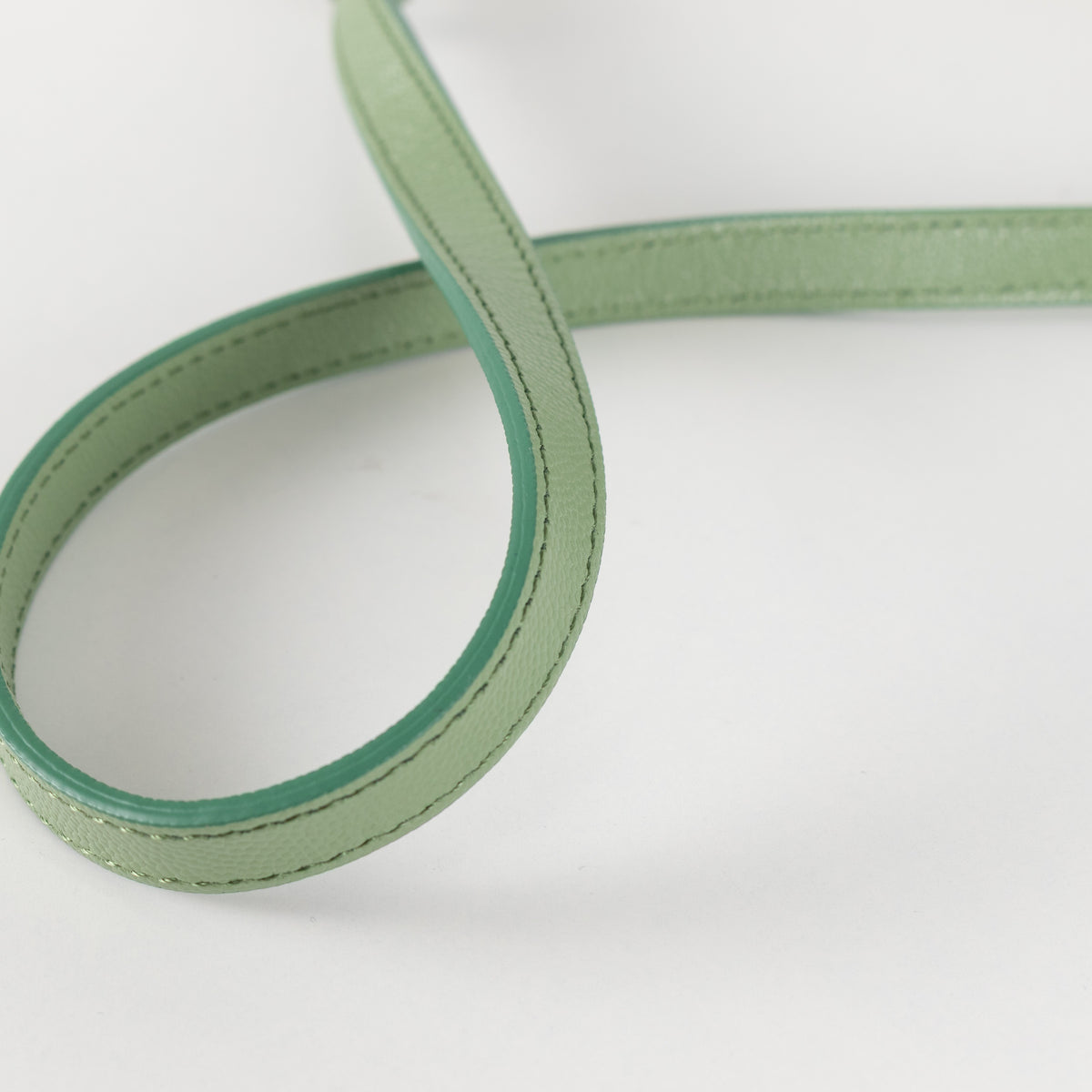 Le Tanneur Green Leather Crossbody Mini Bag - Image 9