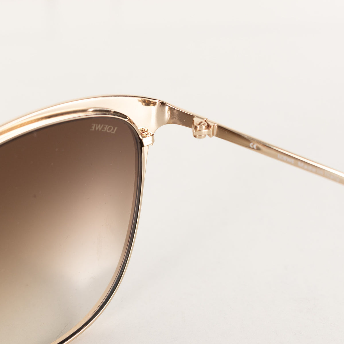Loewe Burgundy Rounded Metal Sunglasses - Image 13