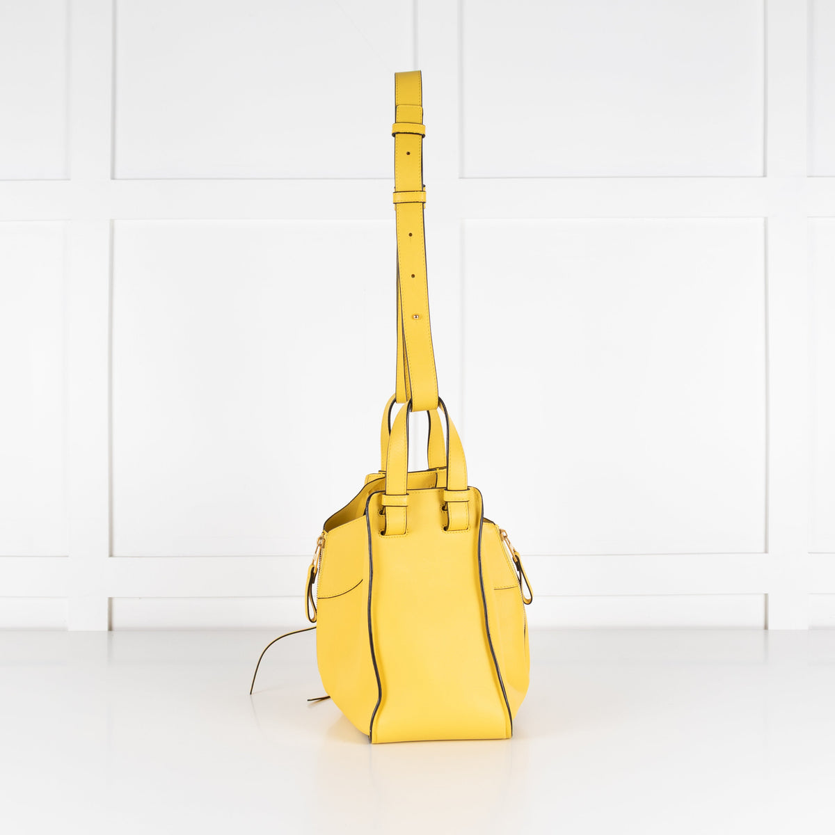 Loewe Yellow Leather Hammock Shoulder Bag - Image 3