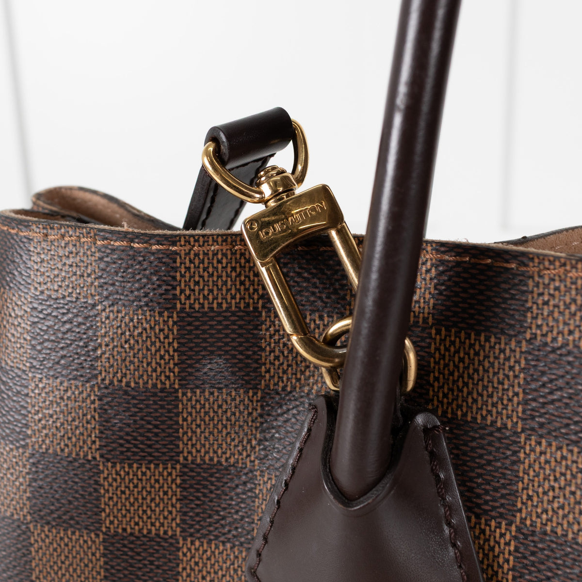 Louis Vuitton Kensington  Damier Ebène Tote Bag - Image 16
