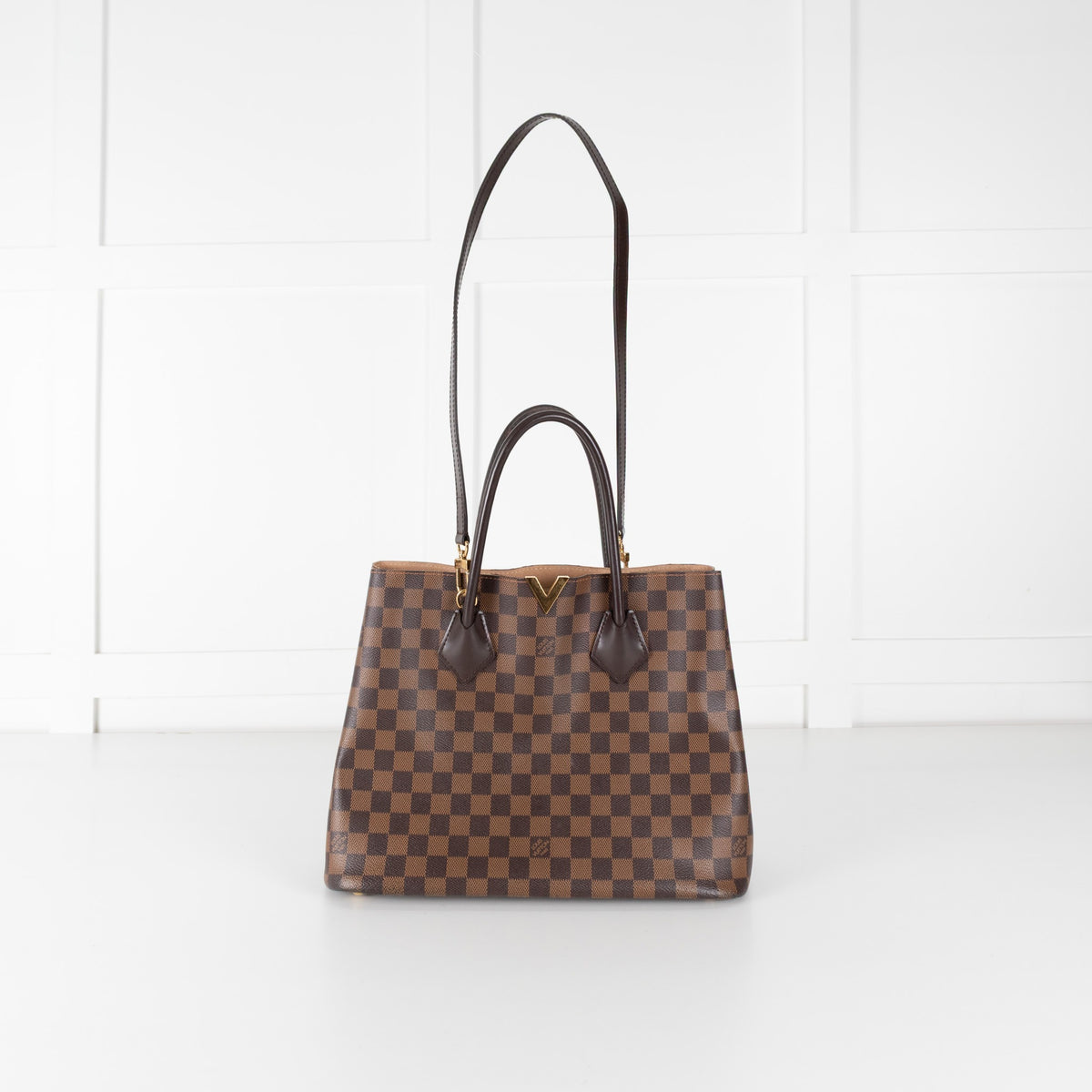 Louis Vuitton Kensington  Damier Ebène Tote Bag - Image 1