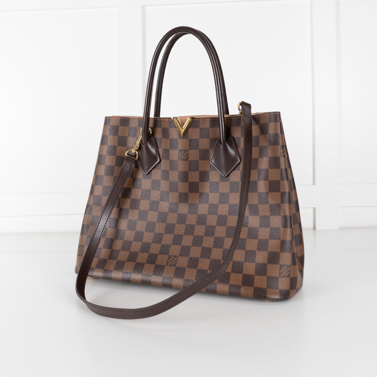 Louis Vuitton Kensington  Damier Ebène Tote Bag - Image 6