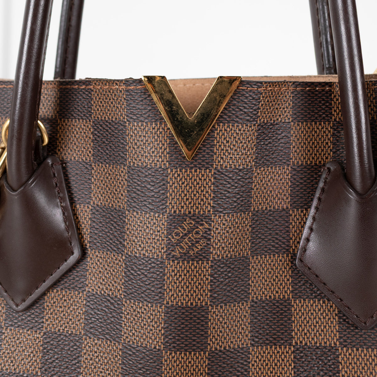 Louis Vuitton Kensington  Damier Ebène Tote Bag - Image 7