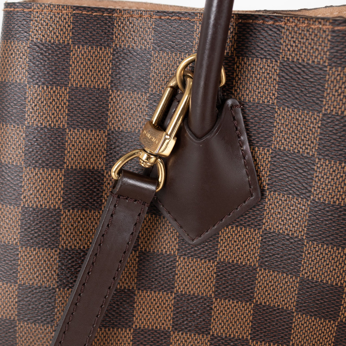 Louis Vuitton Kensington  Damier Ebène Tote Bag - Image 8
