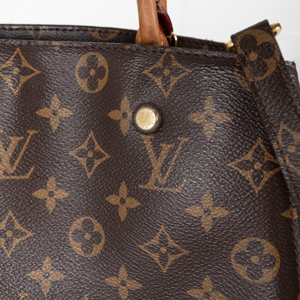 Louis Vuitton Montaigne BB bag in Brown Monogram - Image 9