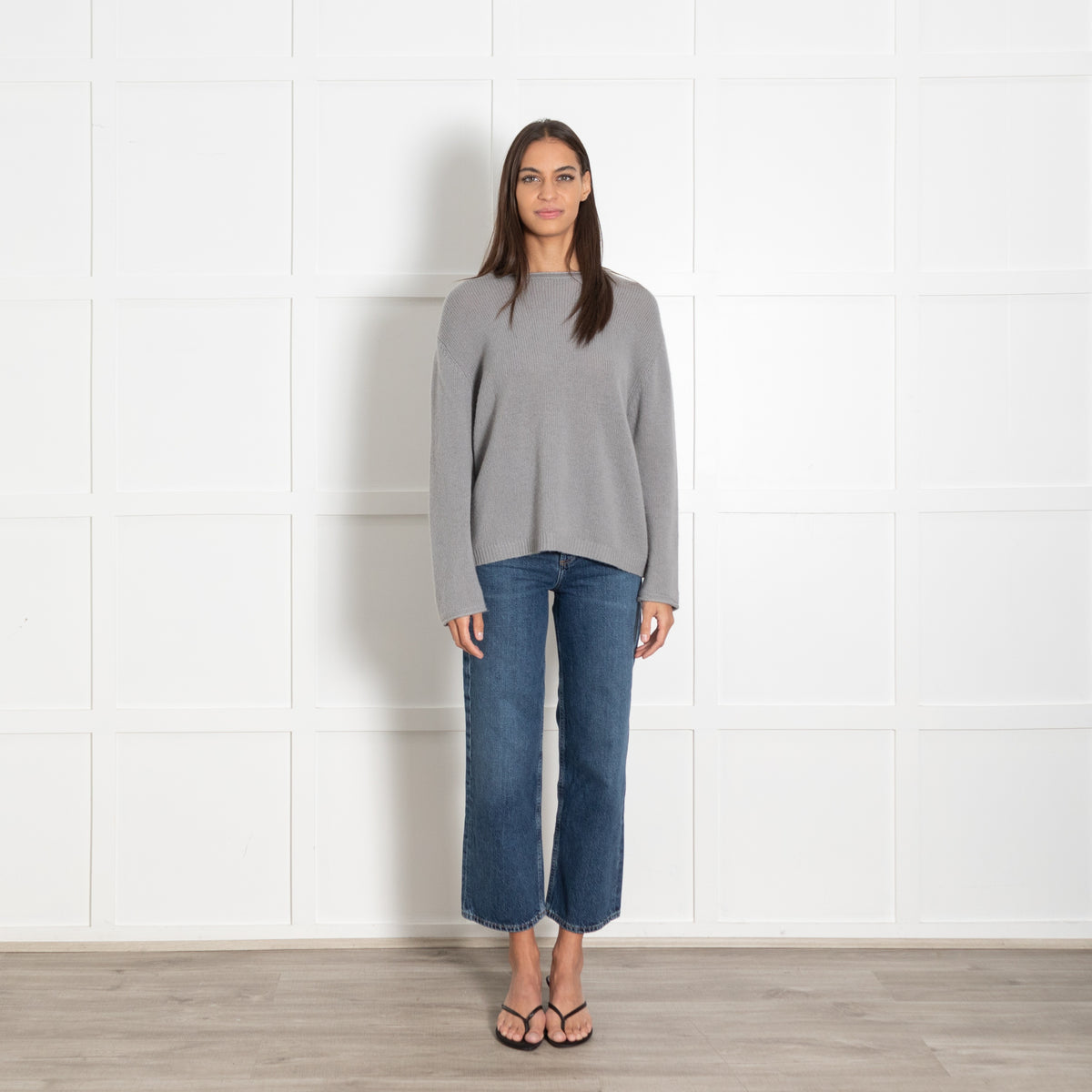 Luisa Cerano Grey Sweater - Image 1