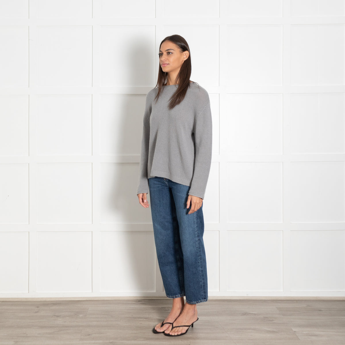 Luisa Cerano Grey Sweater - Image 3