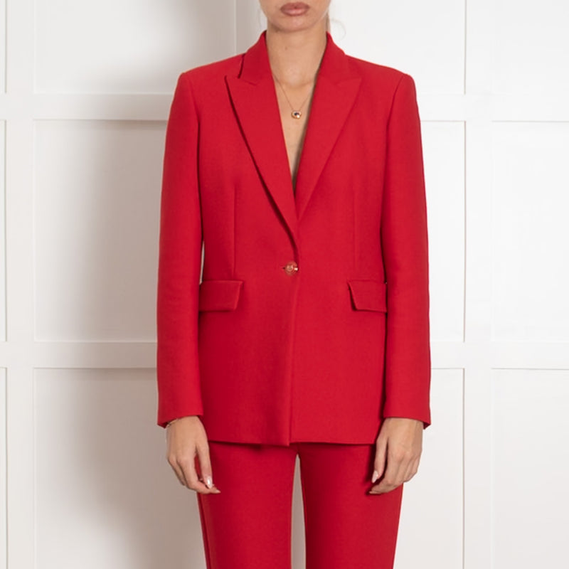 Maje Red Double Breasted Blazer - Image 2