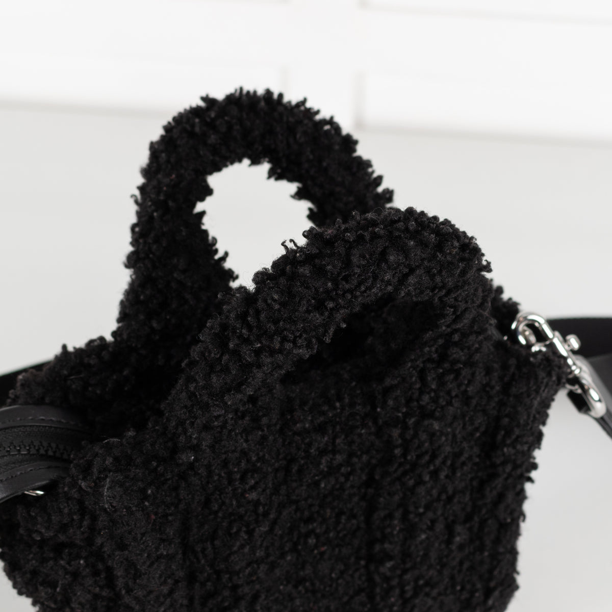 Marc Jacobs Black Teddy Micro Tote Handle and Strap Bag - Image 14