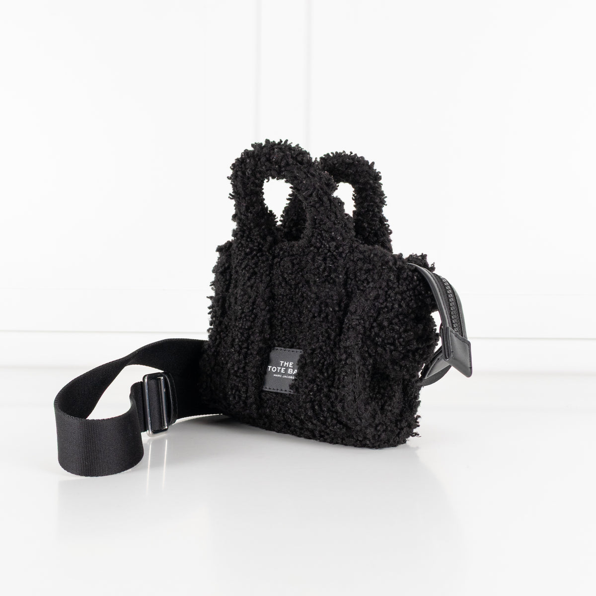 Marc Jacobs Black Teddy Micro Tote Handle and Strap Bag - Image 6