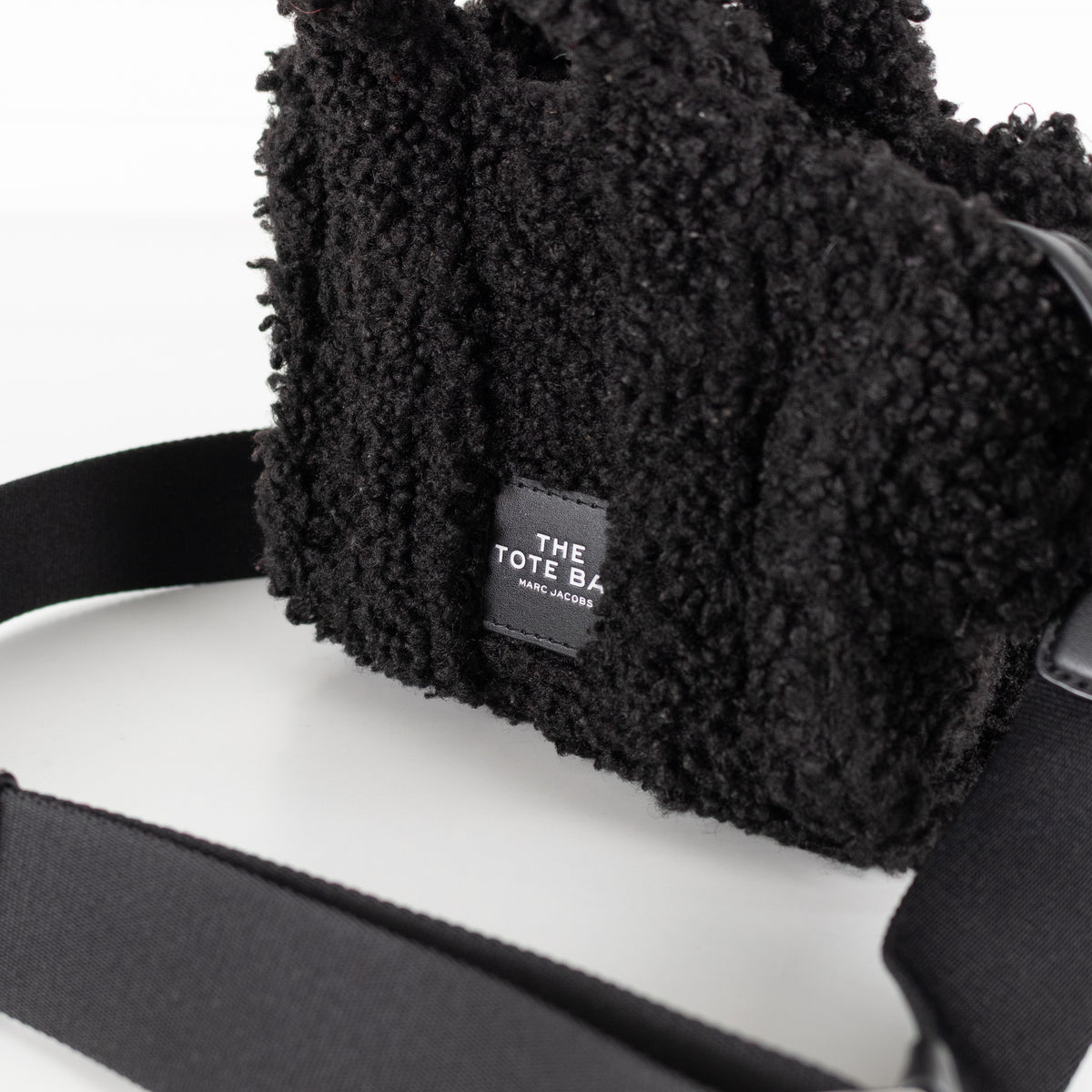 Marc Jacobs Black Teddy Micro Tote Handle and Strap Bag - Image 7