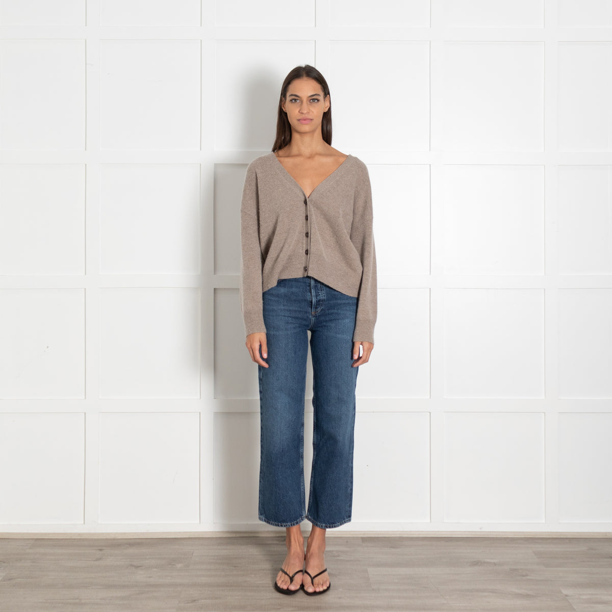Marella Beige Cardigan With Buttons - Image 1