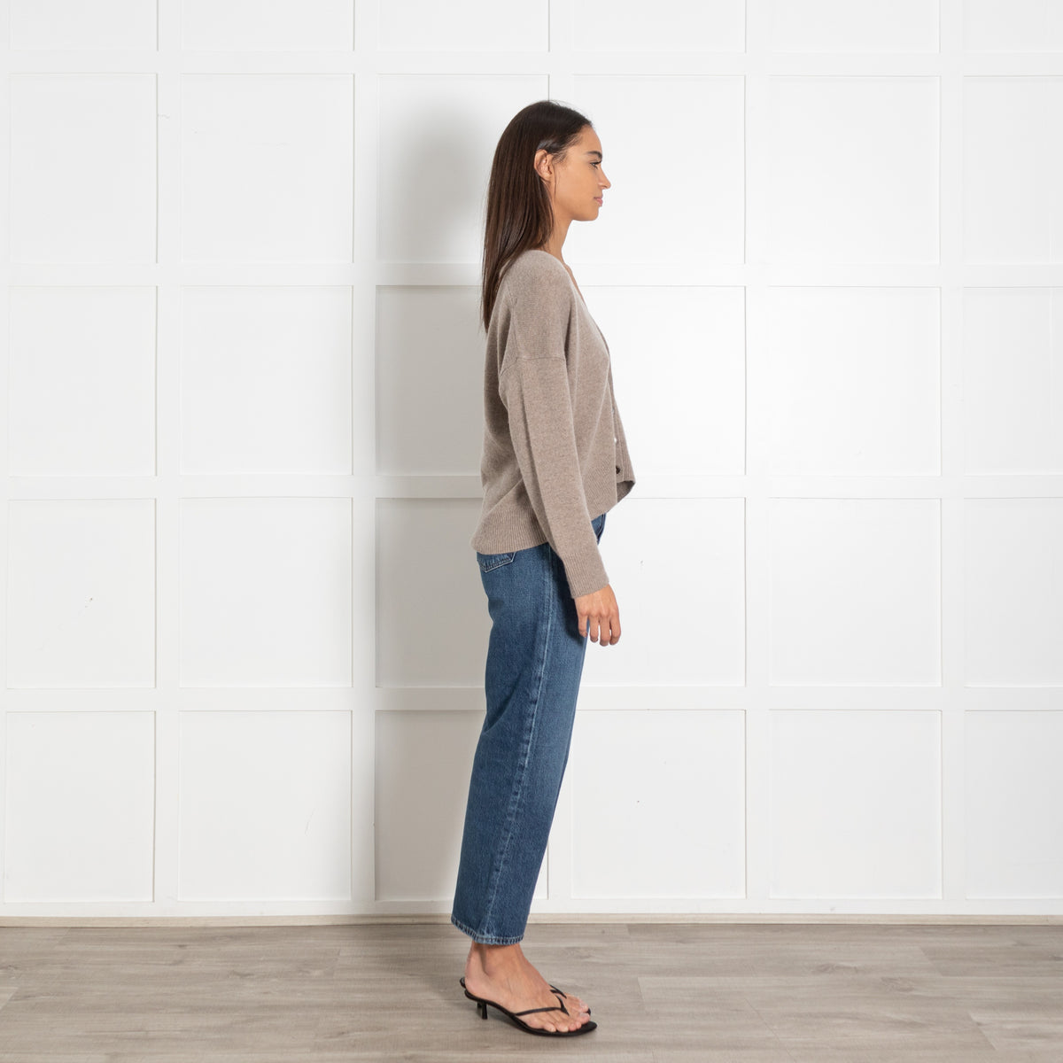 Marella Beige Cardigan With Buttons - Image 6