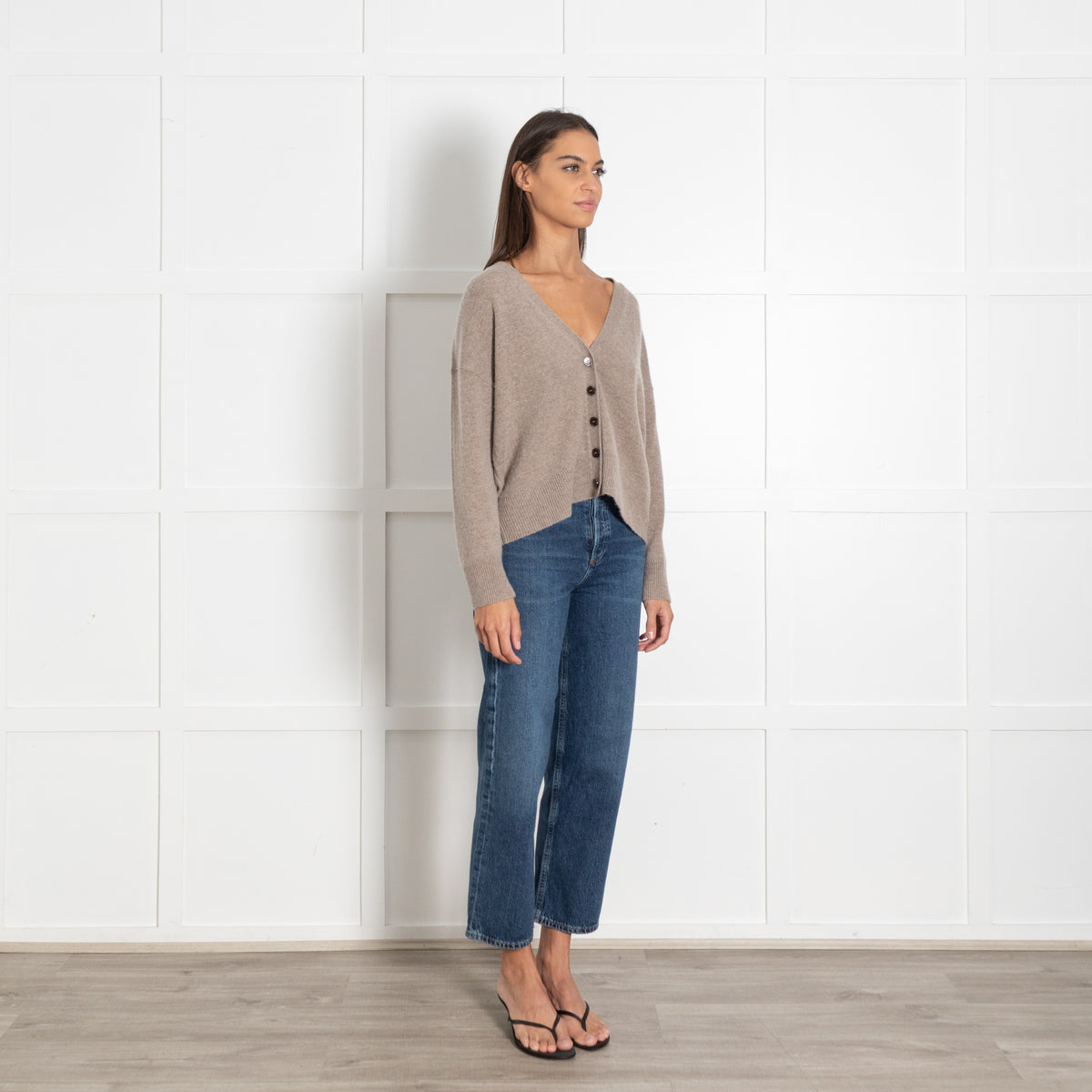 Marella Beige Cardigan With Buttons - Image 7