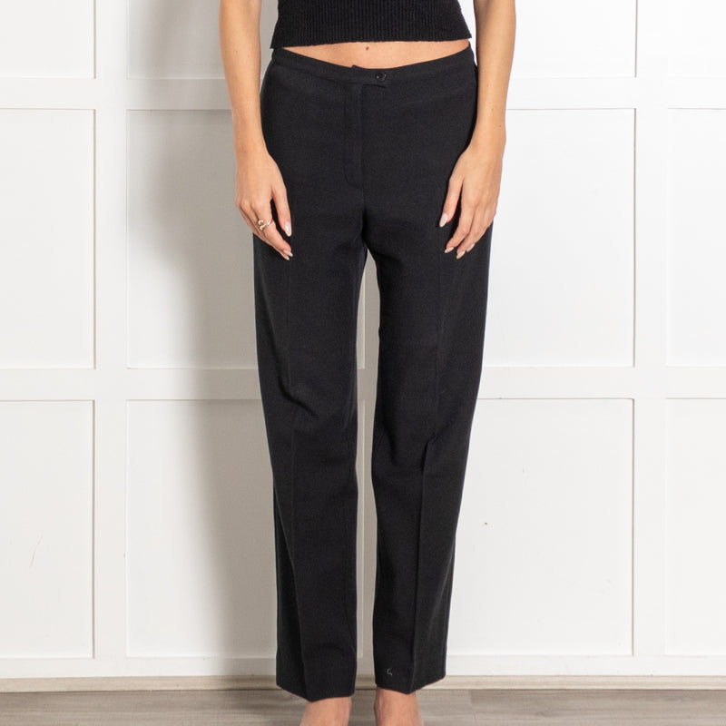 Marella Navy Straight Leg Trousers - Image 2