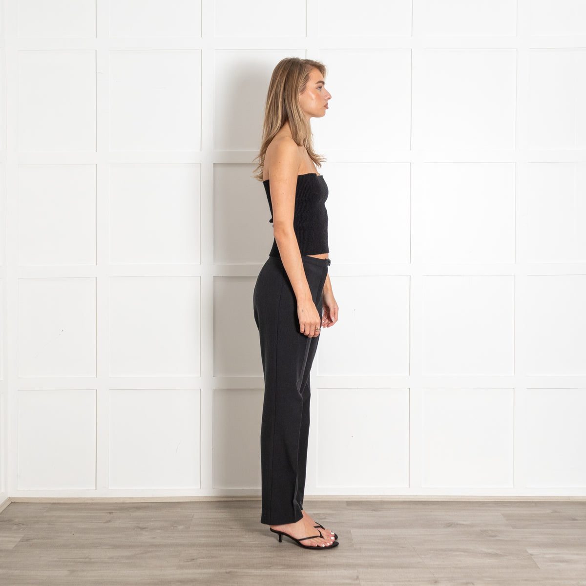 Marella Navy Straight Leg Trousers - Image 6