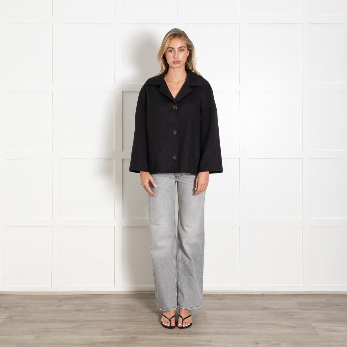 Marni Black Wool Short Coat - Image 1