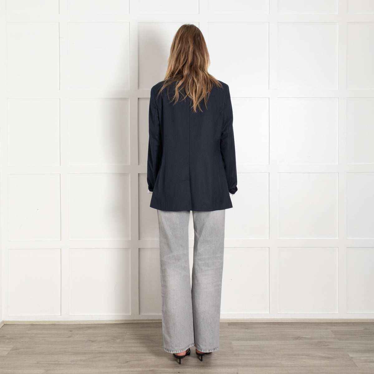 Navy Double-Breasted Blazer - Image 5
