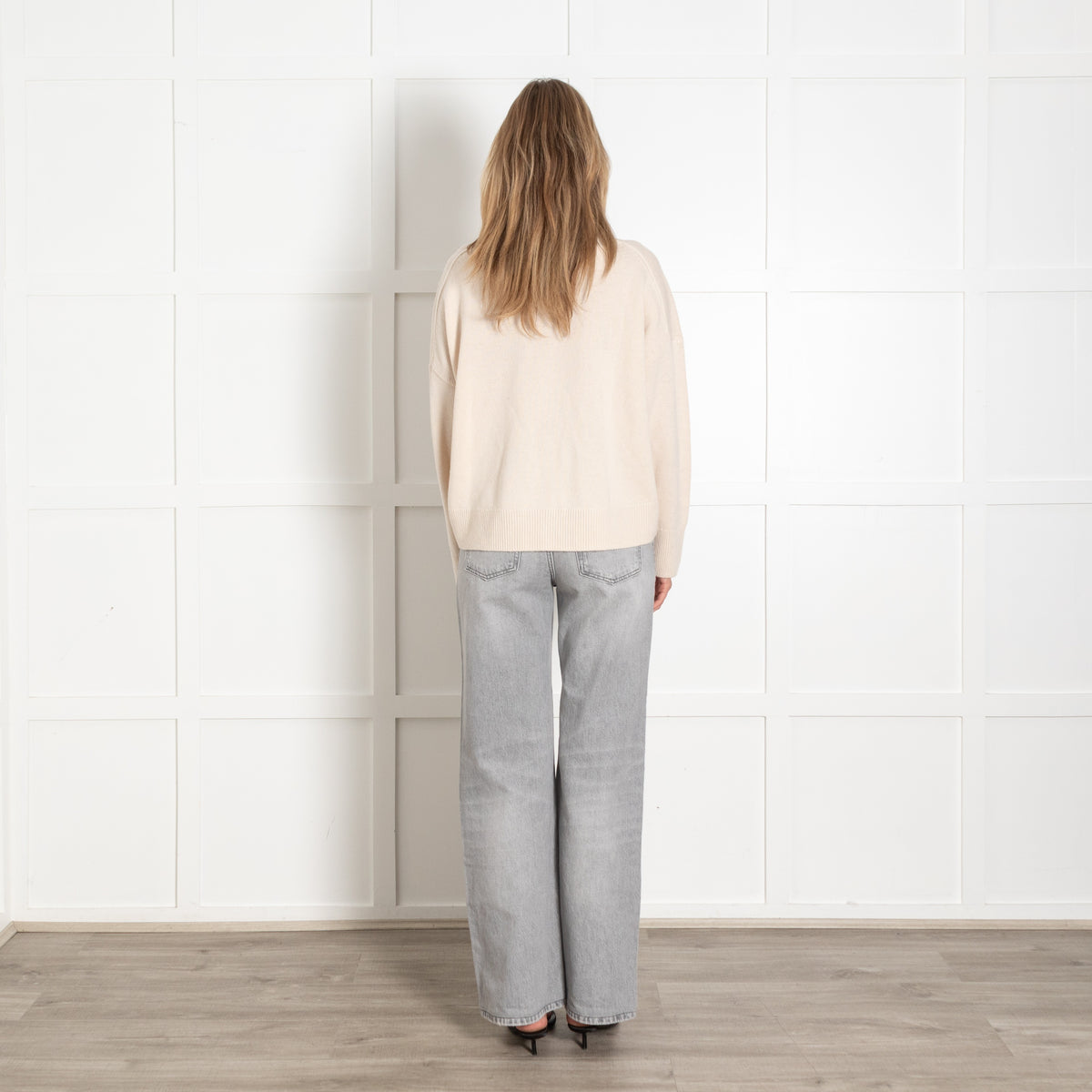 ME+EM Cream Detachable Collar Sweater - Image 5