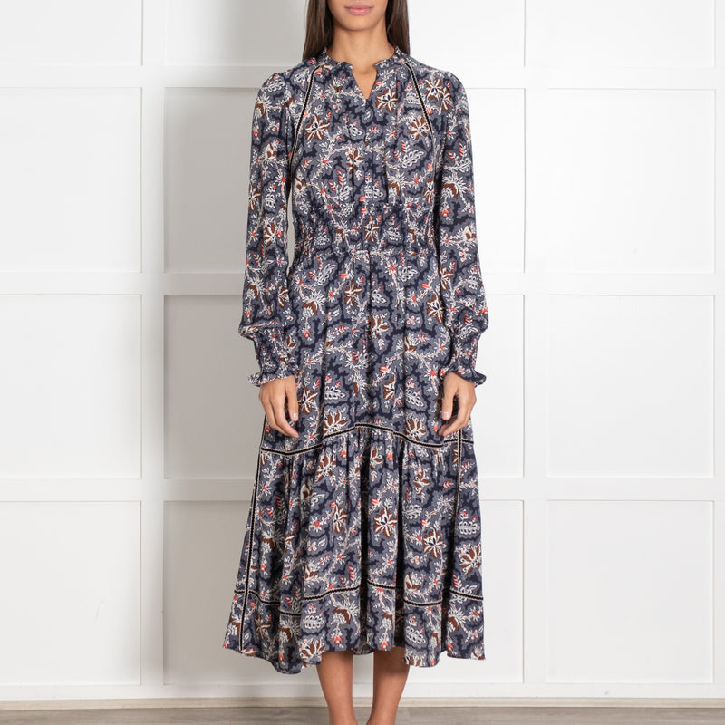 Me + Em Floral Navy Dress - Image 2